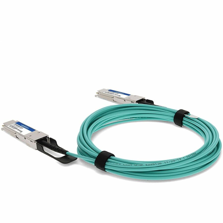 AddOn Finisar FCBN410QB1C15 Compatible TAA Compliant 40GBase-AOC QSFP+ to QSFP+ Direct Attach Cable (850nm, MMF, 15m)