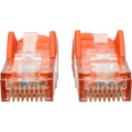 Eaton Tripp Lite Series Cat6 Gigabit Snagless Molded (UTP) Ethernet Cable (RJ45 M/M), PoE, Orange, 15 ft. (4.57 m)