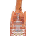 StarTech.com 2ft CAT6 Ethernet Cable - Orange Snagless Gigabit - 100W PoE UTP 650MHz Category 6 Patch Cord UL Certified Wiring/TIA
