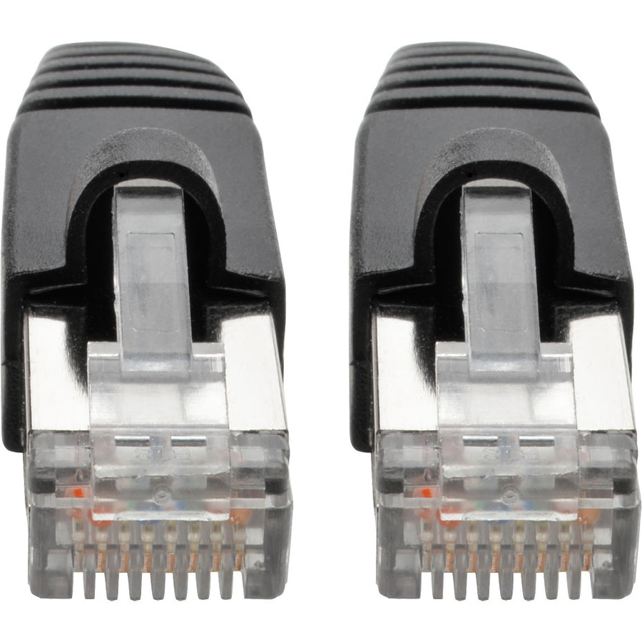 Eaton Tripp Lite Series Cat6a 10G Snagless Shielded STP Ethernet Cable (RJ45 M/M), PoE, Black, 7 ft. (2.13 m)