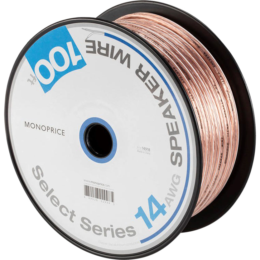 Monoprice Select Series 14AWG Speaker Wire, 100ft