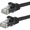 Monoprice FLEXboot Series Cat5e 24AWG UTP Ethernet Network Patch Cable, 100ft Black