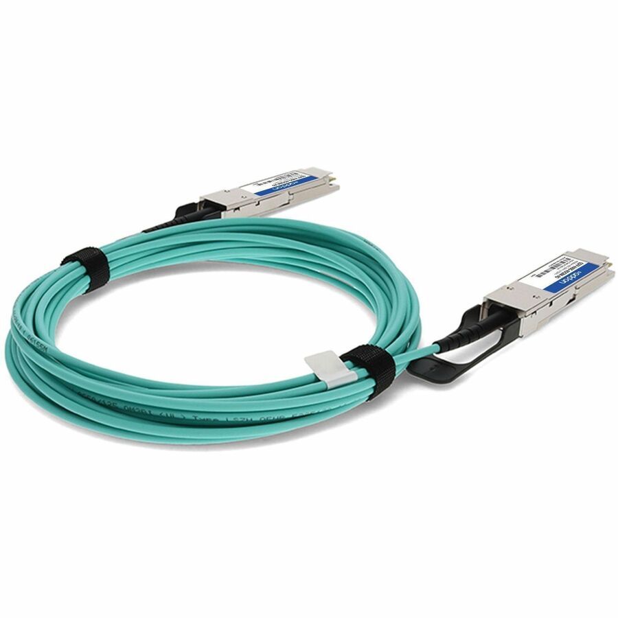 AddOn Cisco Compatible TAA Compliant 40GBase-AOC QSFP+ to QSFP+ Direct Attach Cable (850nm, MMF, 8m)