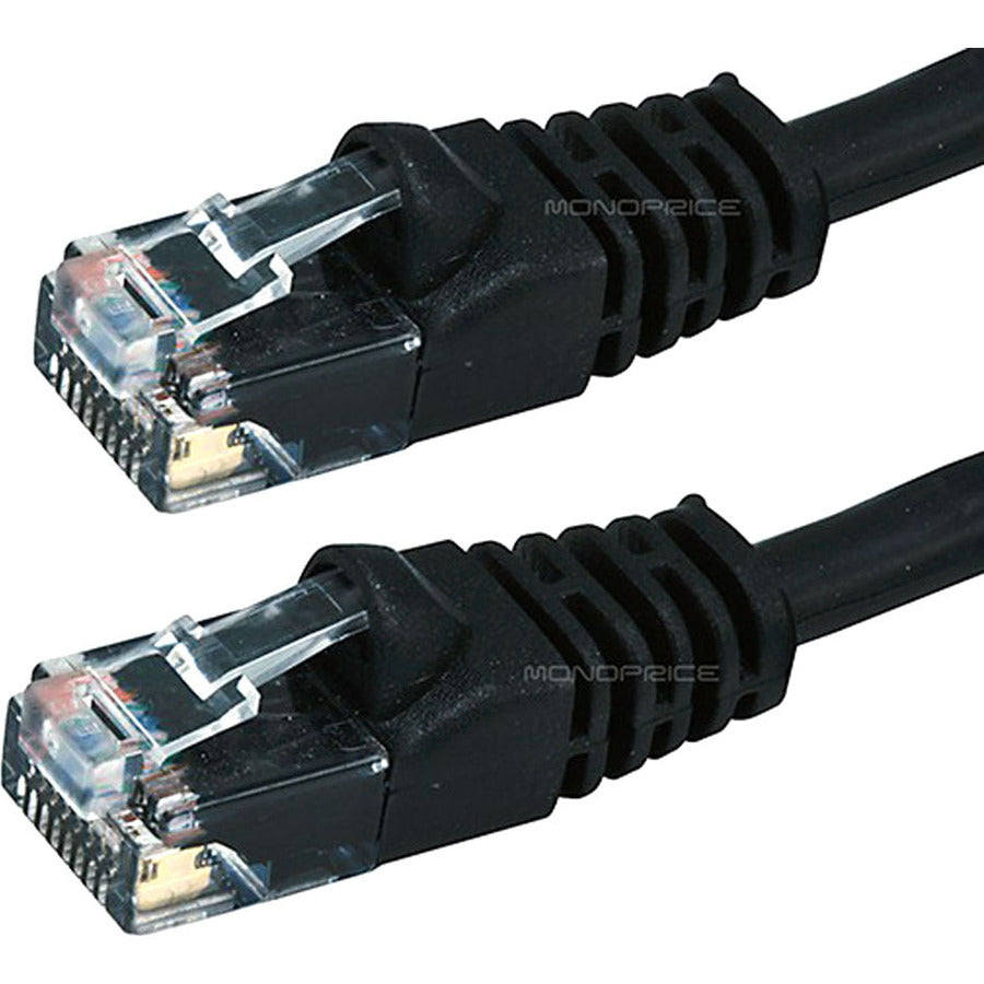 Monoprice Cat5e 24AWG UTP Ethernet Network Patch Cable, 50ft Black