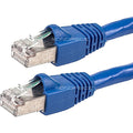 Monoprice Cat6A 24AWG STP Ethernet Network Patch Cable, 20ft Blue