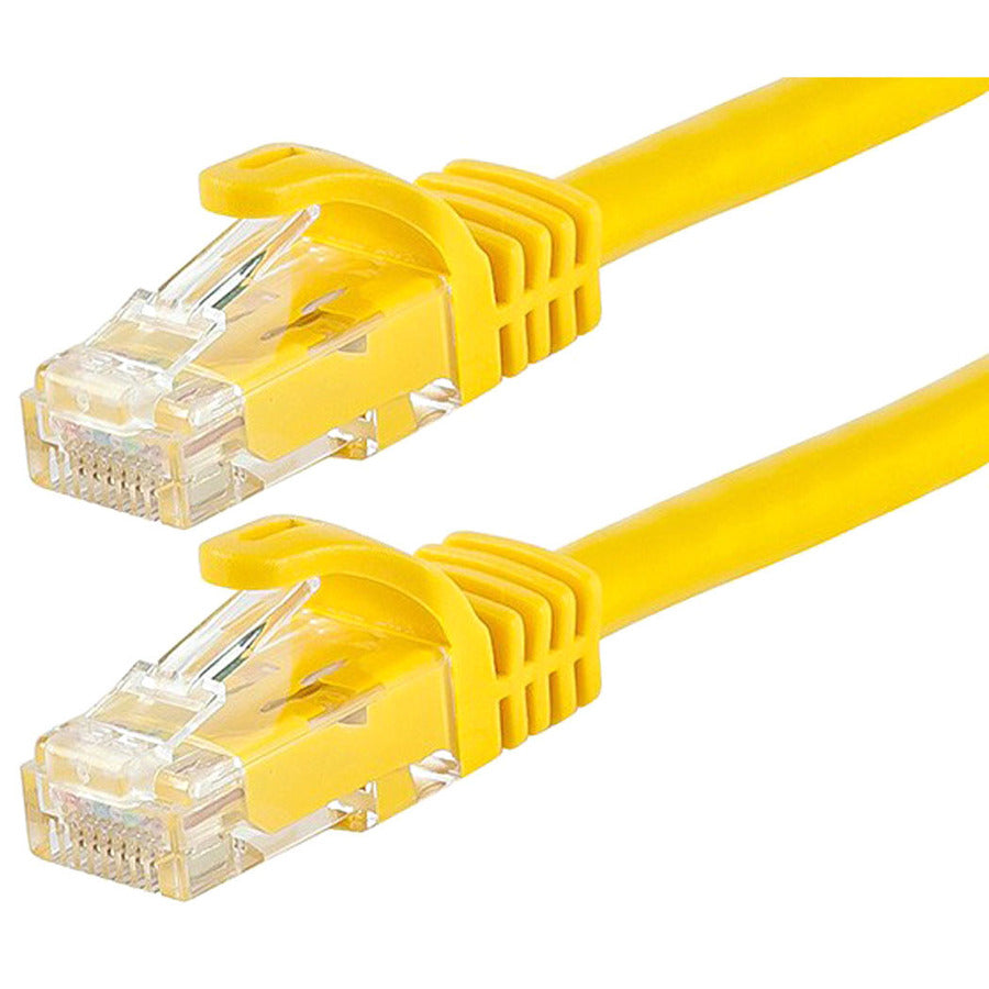 Monoprice FLEXboot Series Cat6 24AWG UTP Ethernet Network Patch Cable, 100ft Yellow