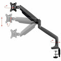 Monoprice Workstream 15526 Mounting Arm for Monitor, TV - Black - Landscape/Portrait