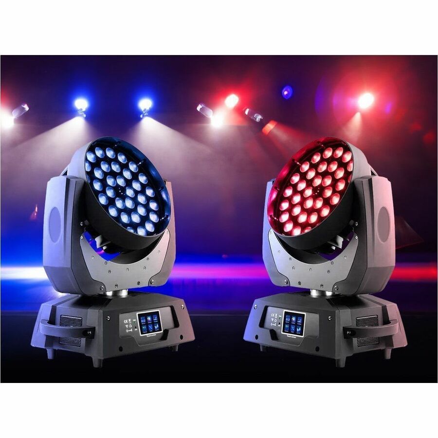 Monoprice, Stage Right Stage Wash 360W LED DMX Moving Head RGBW Stage Light with Zoom