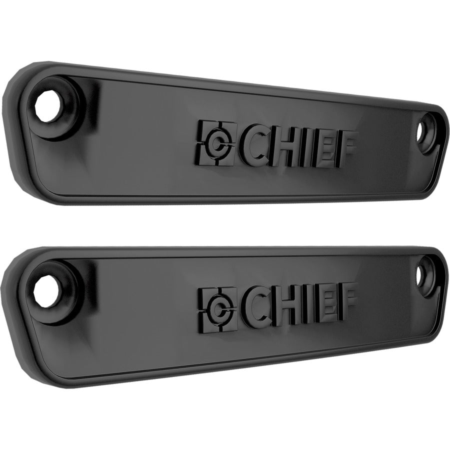 Chief Fusion Horizontal Row End Cap - Black