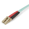 StarTech.com 2m (6ft) LC/UPC to LC/UPC OM4 Multimode Fiber Optic Cable, 50/125&micro;m, 100G, Low Insertion Loss, LSZH Fiber Jumper Cord