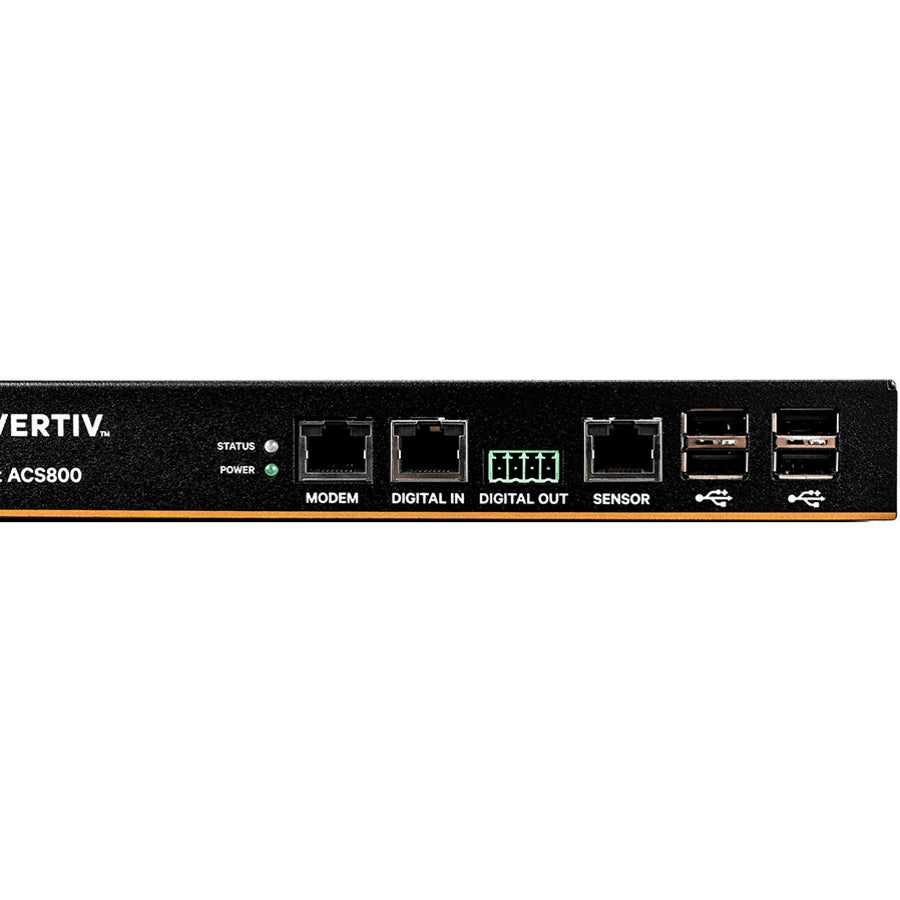 VERTIV-IT Vertiv Avocent ACS800 - 4-PortSerial Console with external AC/DC Power Brick - US Power Cord