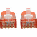 Eaton Tripp Lite Series Cat6 Gigabit Molded (UTP) Ethernet Cable (RJ45 M/M), PoE, Orange, 50 ft. (15.24 m)