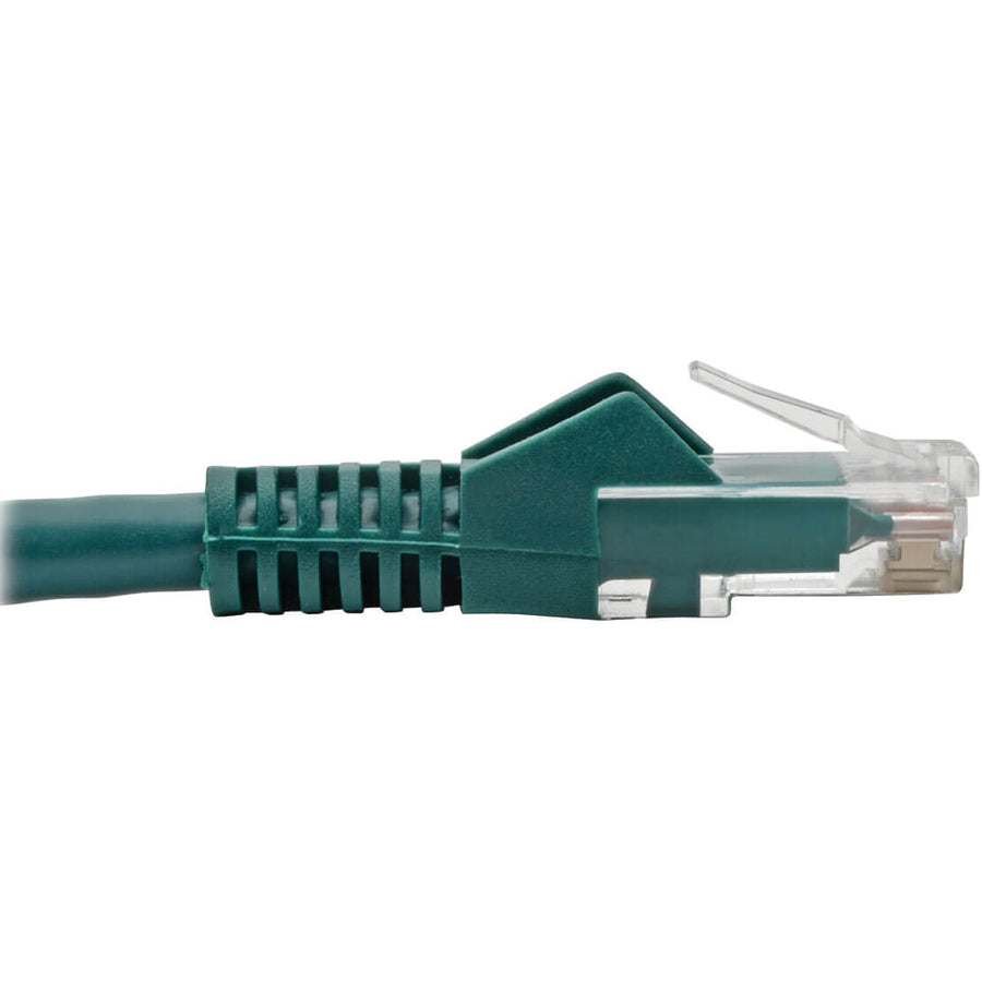 Eaton Tripp Lite Series Cat6 Gigabit Snagless Molded (UTP) Ethernet Cable (RJ45 M/M), PoE, Green, 35 ft. (10.67 m)
