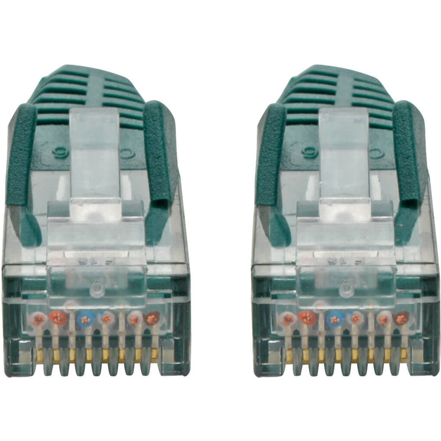 Eaton Tripp Lite Series Cat6 Gigabit Snagless Molded (UTP) Ethernet Cable (RJ45 M/M), PoE, Green, 35 ft. (10.67 m)