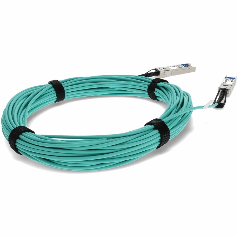 AddOn MSA and TAA Compliant 10GBase-AOC SFP+ to SFP+ Direct Attach Cable (850nm, MMF, 25m)