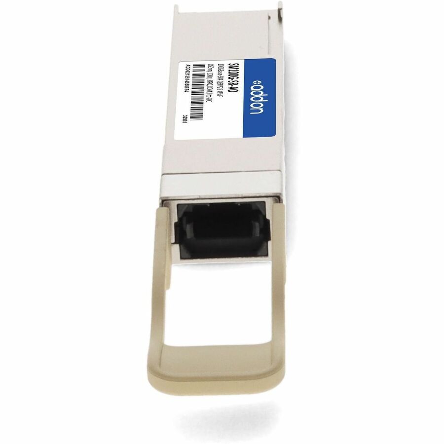 AddOn Chelsio SM100G-SR Compatible TAA Compliant 100GBase-SR4 QSFP28 Transceiver (MMF, 850nm, 100m, MPO, DOM)