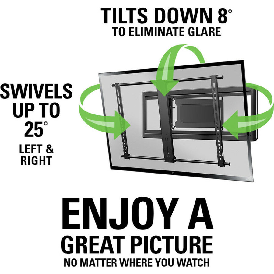 Legrand SANUS VLF613 Wall Mount for Flat Panel Display, TV - Black