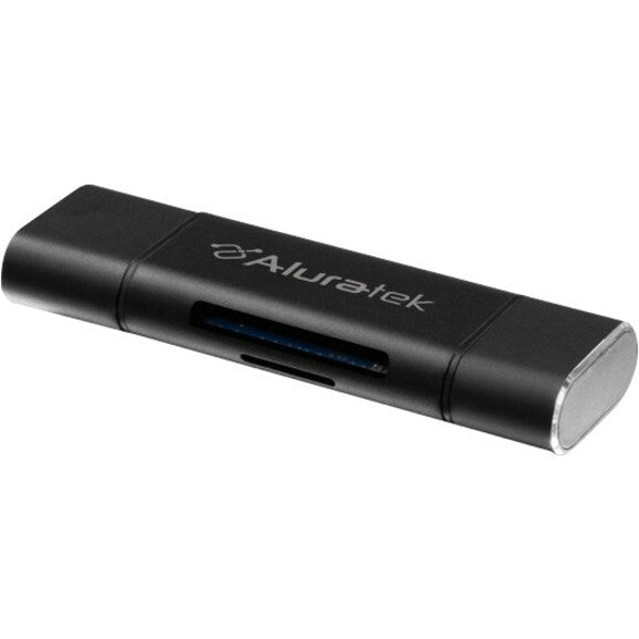 Aluratek USB 3.1 / Type-C / Micro USB OTG (On-The-Go) SD and Micro SD Card Reader