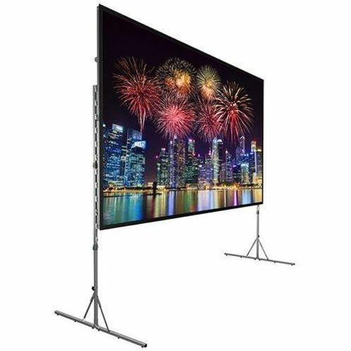 Da-Lite Fast-Fold Deluxe Projection Screen System - Portable Folding Frame Screen - 185in Screen