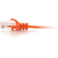 C2G 10ft Cat6 Cable UTP Slim 28awg Orange, Male, 10 ft, Ethernet