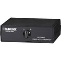 Black Box Fiber Optic A/B Desktop Switch - Latching with SC Single-Mode Connectors