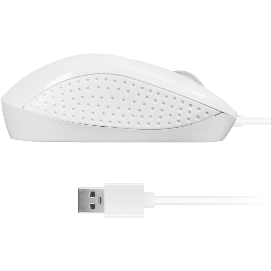 Macally 3 Button Optical USB Wired Mouse for Mac and PC