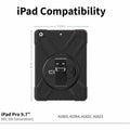 CODi Rugged Carrying Carrying Case for 9.7" Apple iPad (6th Generation), iPad (5th Generation) Tablet