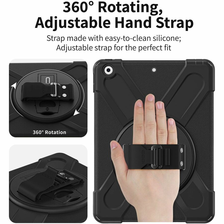 CODi Rugged Carrying Carrying Case for 9.7" Apple iPad (6th Generation), iPad (5th Generation) Tablet