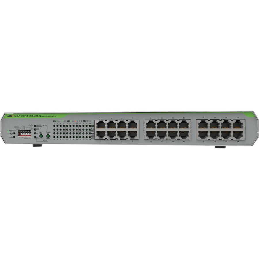 Allied Telesis 24-port 10/100/1000T Unmanaged Switch with Internal PSU