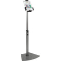 Kantek Adjustable Floor-Mount Tablet Kiosk Stand with Security Locking System
