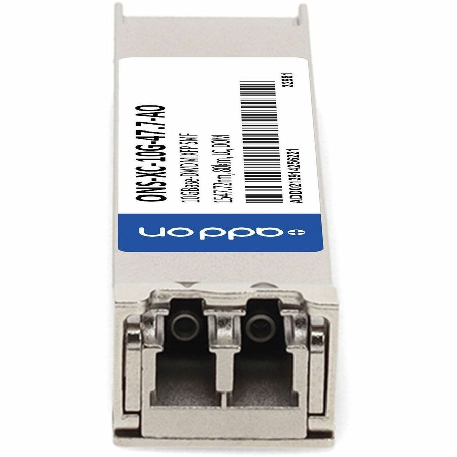 AddOn Cisco ONS ONS-XC-10G-47.7 Compatible TAA Compliant 10GBase-DWDM 100GHz XFP Transceiver (SMF, 1547.72nm, 80km, LC, DOM)