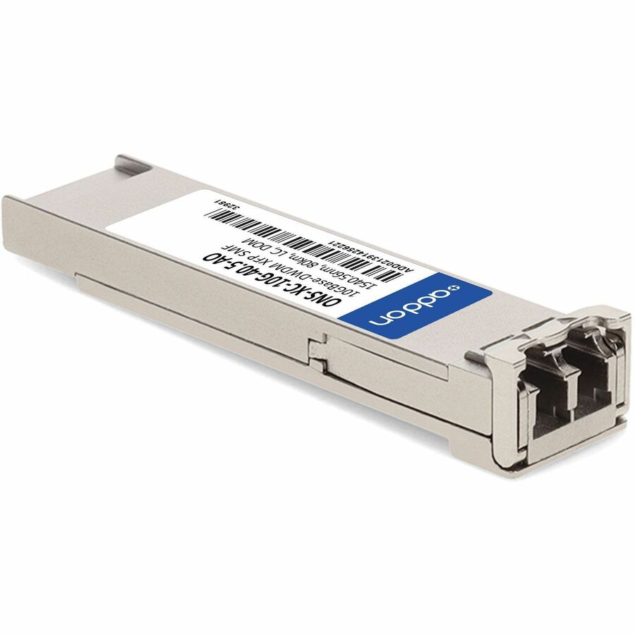 AddOn Cisco ONS ONS-XC-10G-40.5 Compatible TAA Compliant 10GBase-DWDM 100GHz XFP Transceiver (SMF, 1540.56nm, 80km, LC, DOM)