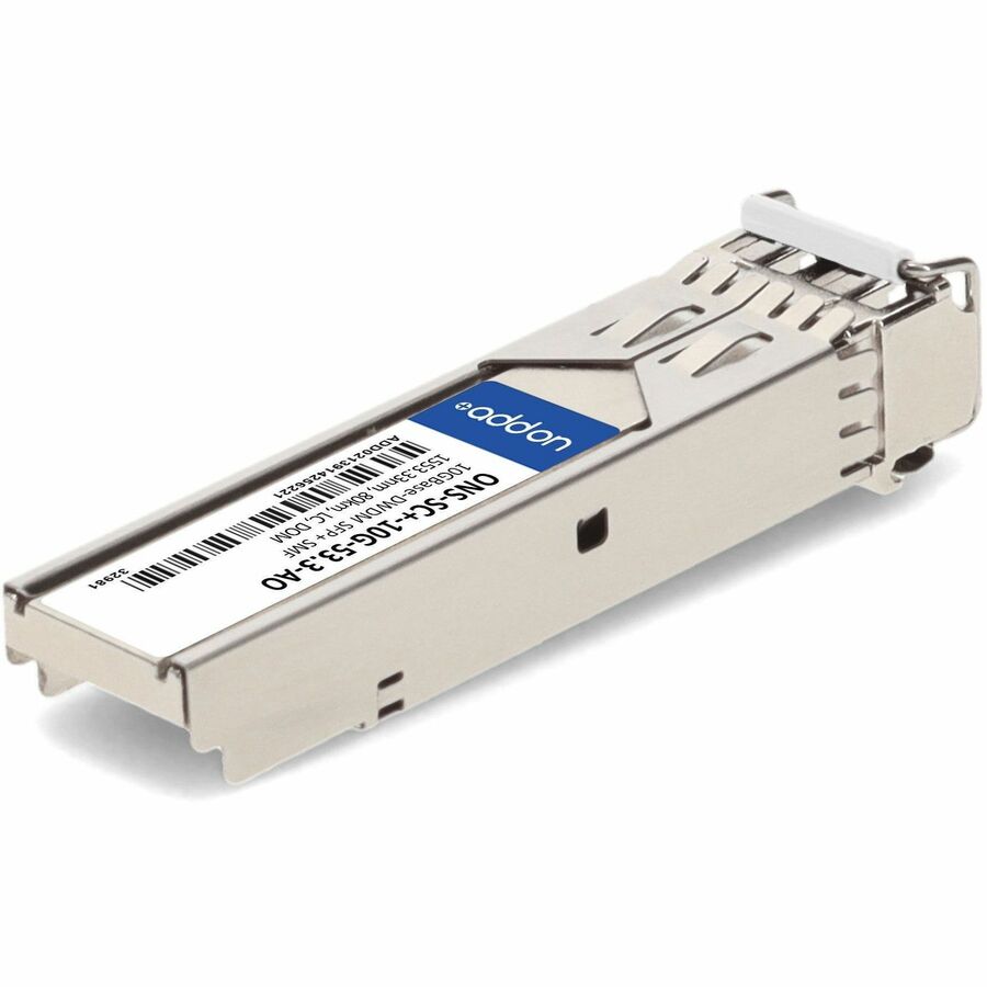 AddOn Cisco ONS ONS-SC+-10G-53.3 Compatible TAA Compliant 10GBase-DWDM 100GHz SFP+ Transceiver (SMF, 1553.33nm, 80km, LC, DOM)
