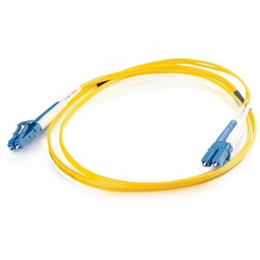 Legrand C2G 8m LC-LC 9/125 Duplex Single Mode OS2 Fiber Cable - Yellow - 26ft