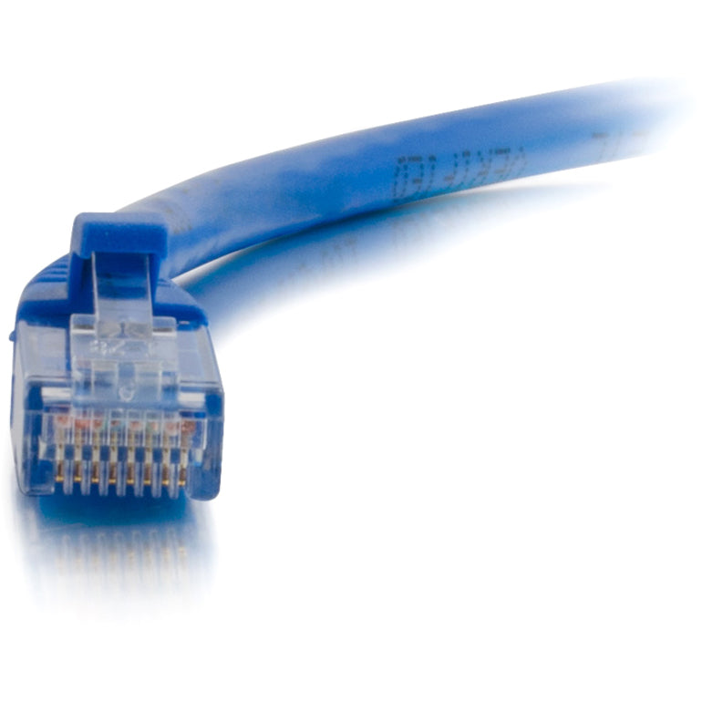 Legrand C2G 1ft Cat5e Ethernet Cable - Snagless Unshielded (UTP) - Blue