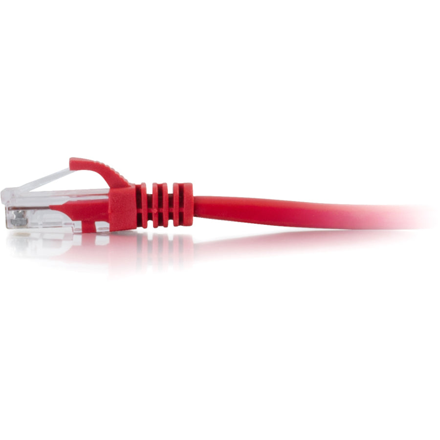 C2G 50ft CAT 5E 350Mhz SNAGLESS PATCH CABLE RED, Male, 50 ft, Cat5