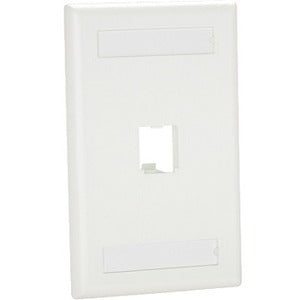 PanNet Mini-Com Classic CFPL1WHY Faceplate, White