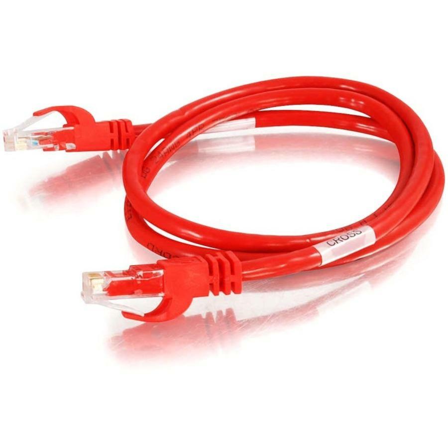 Legrand C2G 3ft Cat6 Snagless Unshielded (UTP) Ethernet Cable - Cat6 Network Crossover Cable - Red