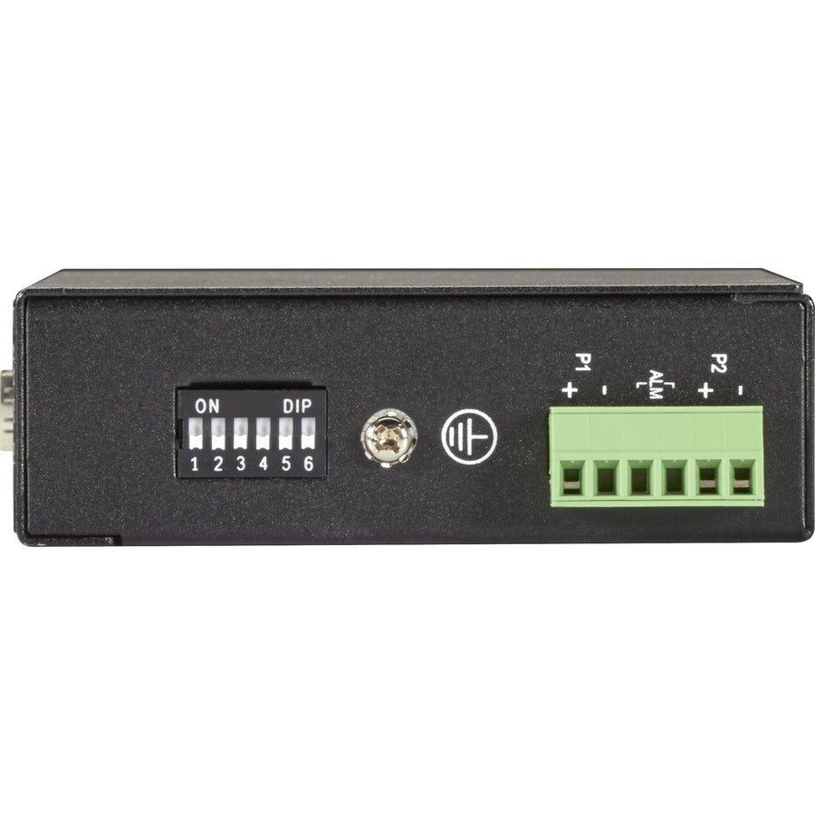 Black 4P 10/100/1000 RJ45 1P 100/1000 SFP IND UNMGD SWITCH, Ethernet, 5-Port