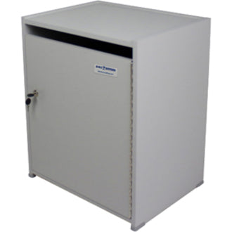 HSM Executive Shred Console - Lockable Container - Gray