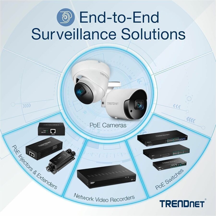 TRENDnet 2-Port Industrial Outdoor Gigabit UPoE Extender, Extends 100m- Total Distance Up to 200m (656'), Supports PoE (15.4W), PoE+(30W), UPoE(60W), IP67 Housing, TI-EU120