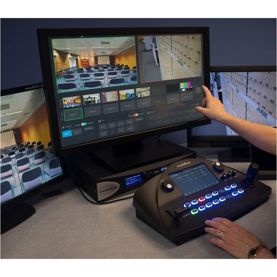 Vaddio AV Bridge MatrixMIX Production System - Includes Switcher and PCC Controller - Black
