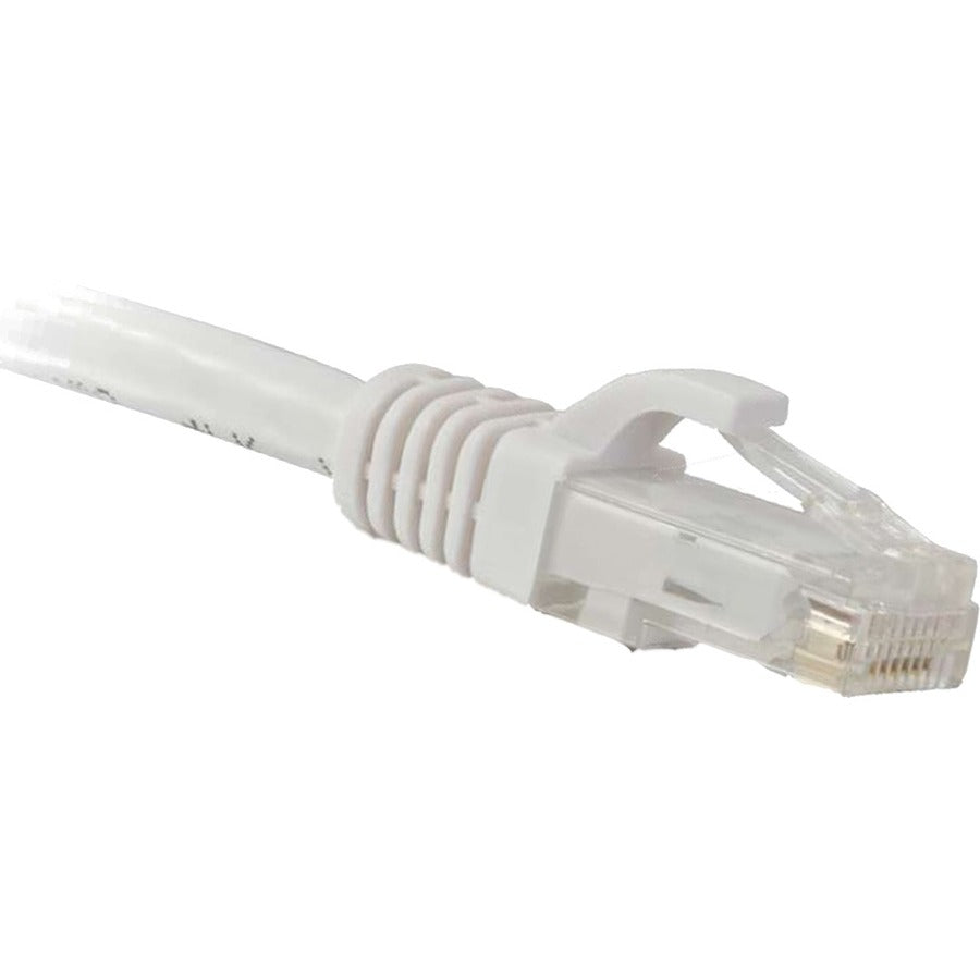 ENET 12FT CAT6 WHITE BOOTED SNAGLESS
