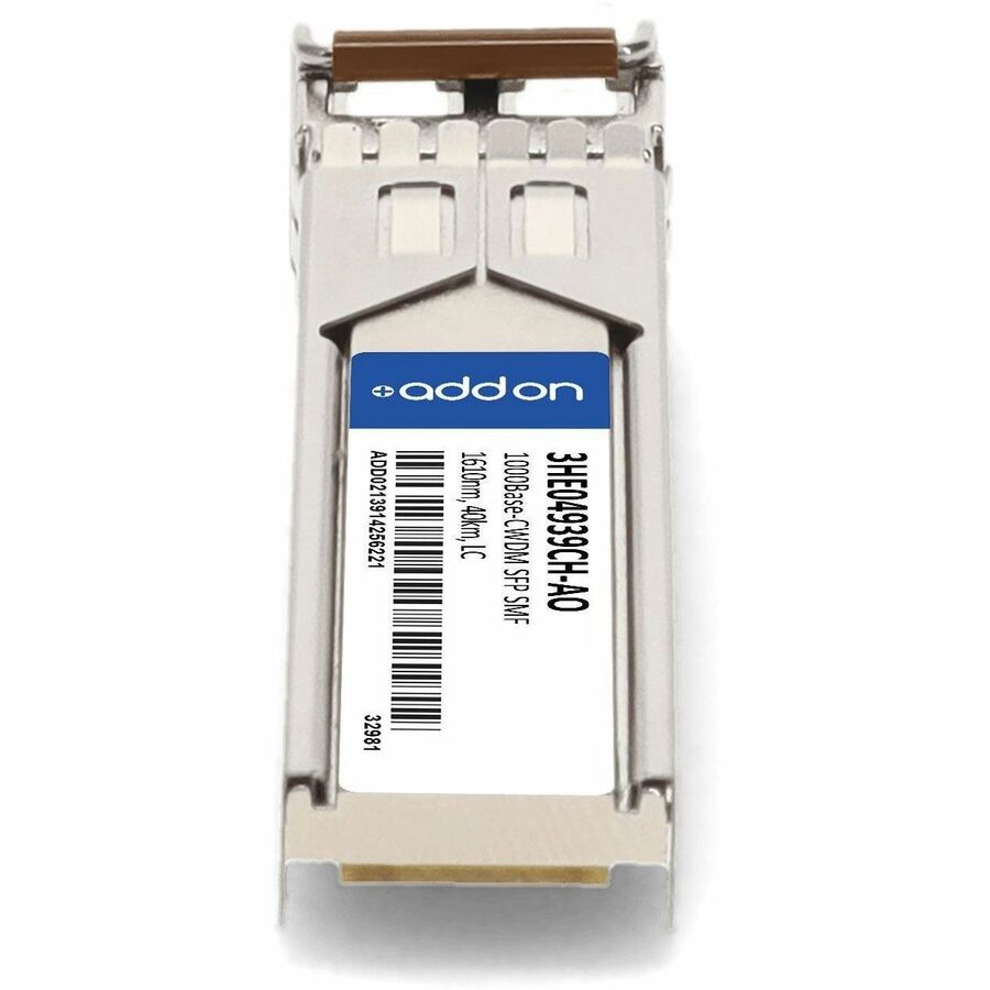 AddOn Alcatel-Lucent Nokia 3HE04939CH Compatible TAA Compliant 1000Base-CWDM SFP Transceiver (SMF, 1610nm, 40km, LC)