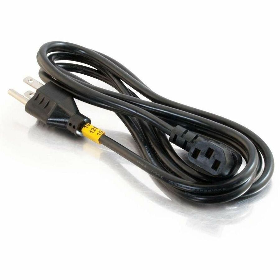 Legrand C2G Universal Power Cord - Right Angle - 18 AWG - NEMA 5-15P to IEC320C13R