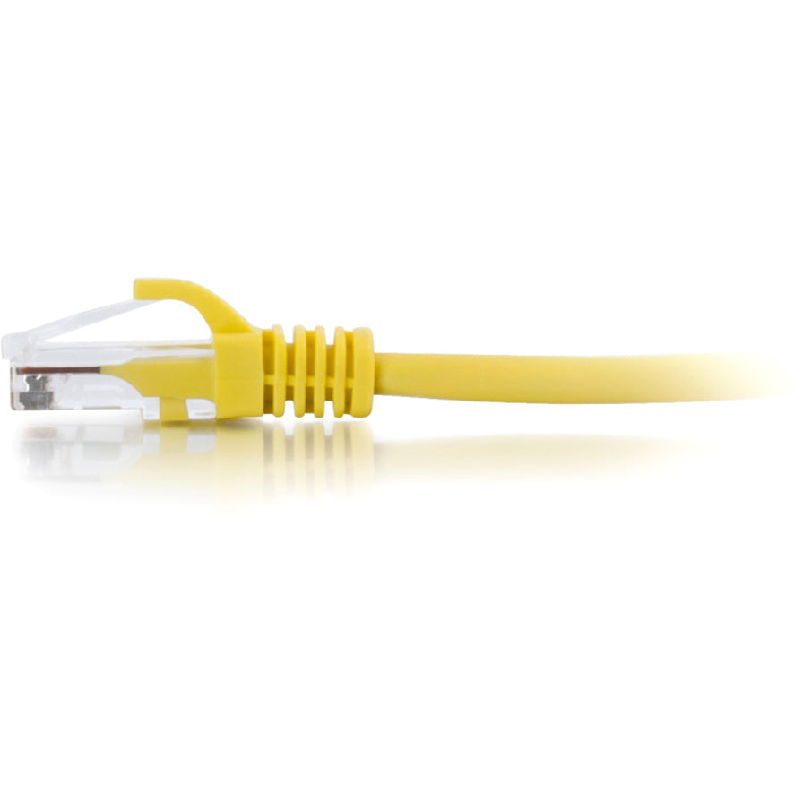 Legrand C2G 14 ft Cat5e Snagless UTP Unshielded Network Patch Cable - Yellow
