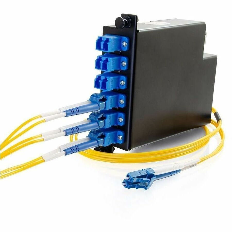 Legrand C2G 32.8ft (10m) LC-LC 9/125 OS2 Duplex Single-Mode PVC Fiber Optic Cable - Yellow