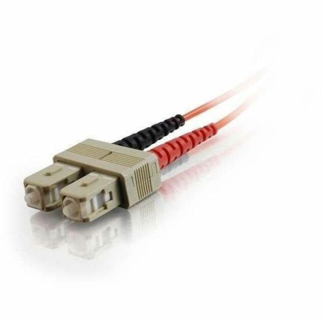 Legrand C2G 6.6ft (2m) LC-SC 50/125 OM2 Duplex Multimode PVC Fiber Optic Cable - Orange