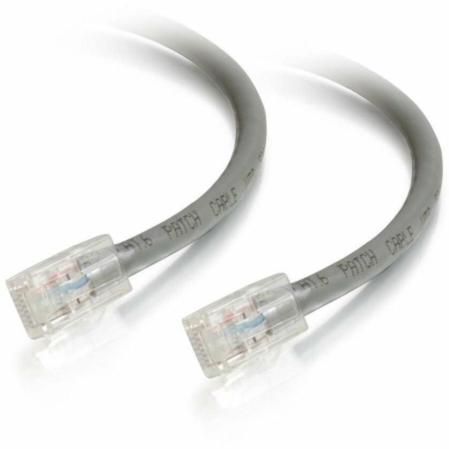 Legrand C2G 2ft (0.6m) Cat6 Non-Booted Unshielded (UTP) Ethernet Network Patch Cable - Gray