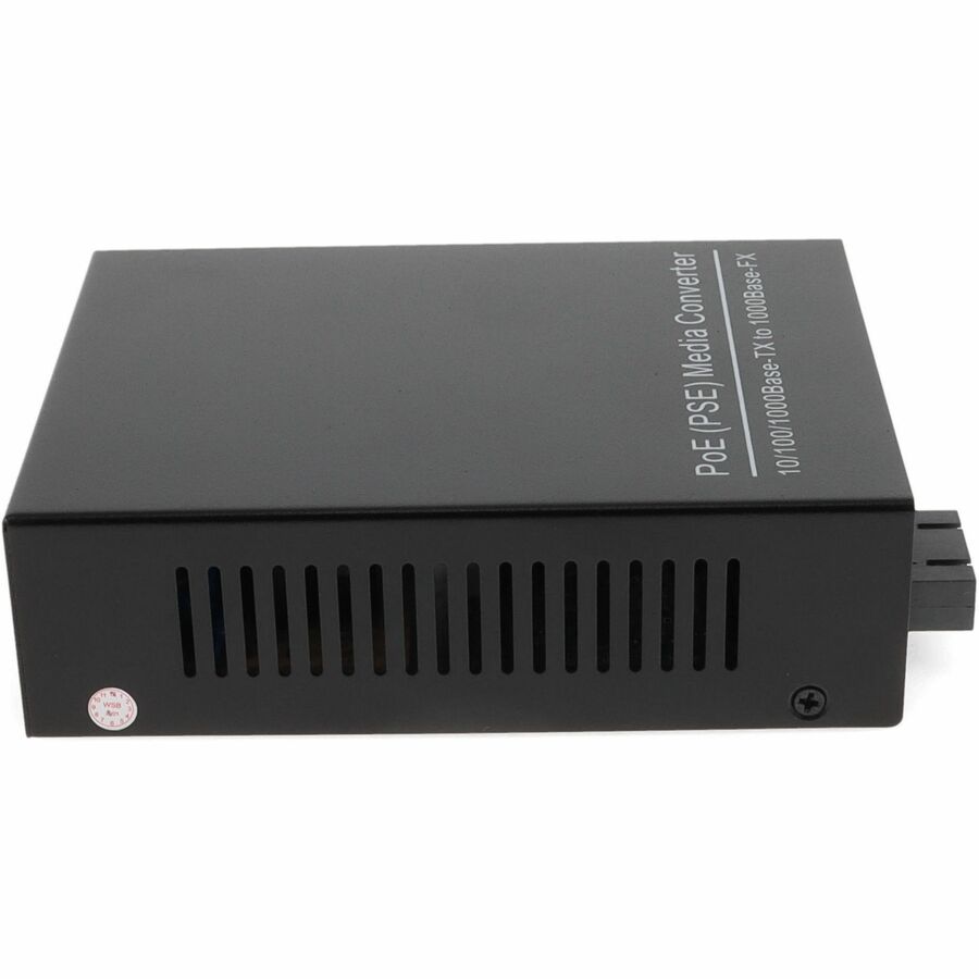 AddOn 10/100/1000Base-TX(RJ-45) to 1000Base-SX(SC) MMF 850nm 550m POE+ Media Converter